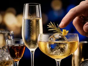 Drinks served at the UEFA EURO 2028™ Hospitality space