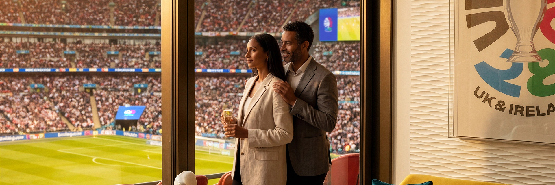 Skybox private hospitality suite