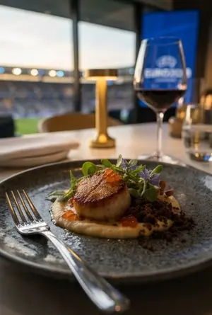 Food and drinks at the UEFA EURO 2028™ Hospitality table