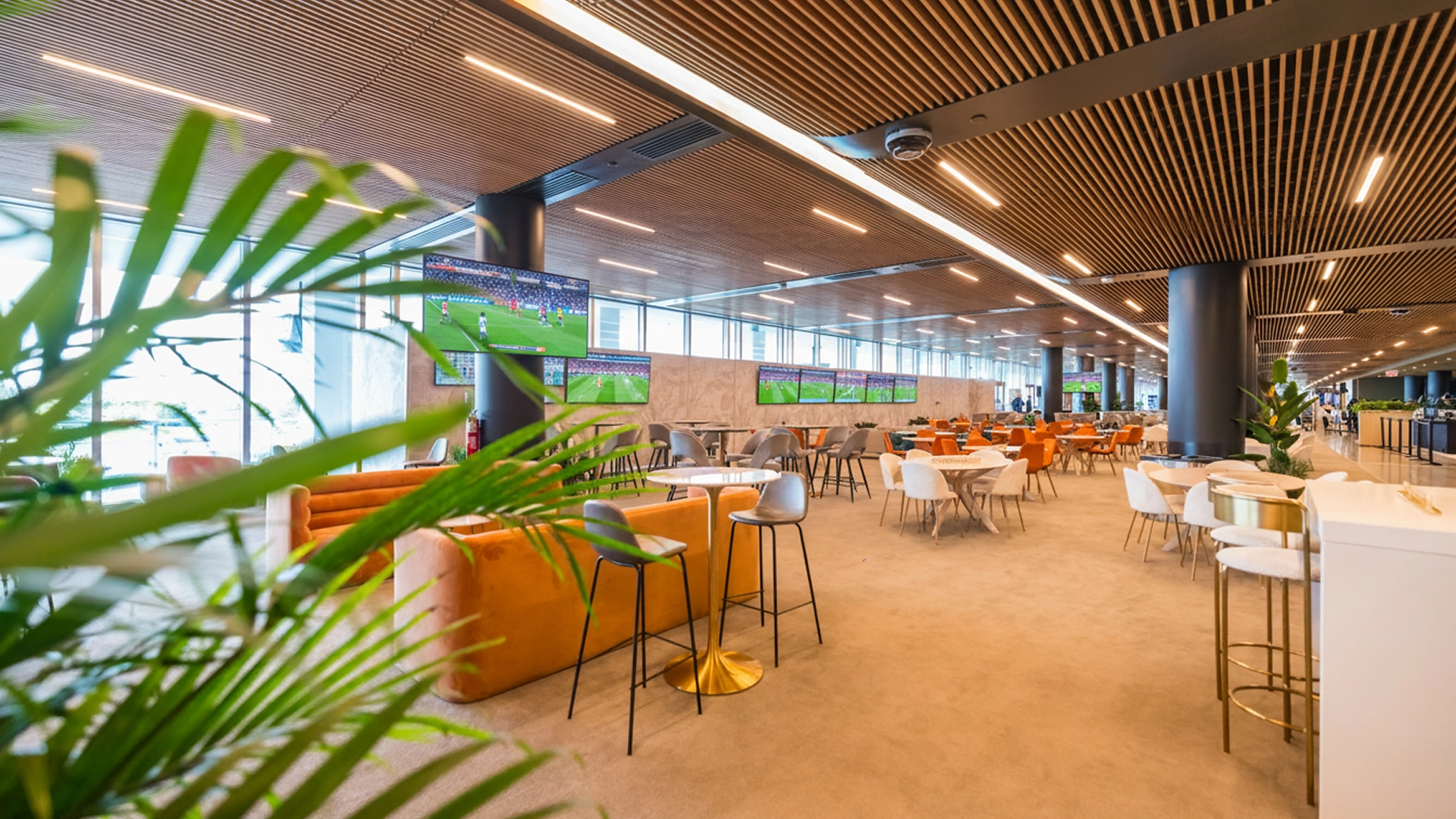 Club space within the stadium