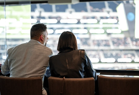 Guests at the Skybox