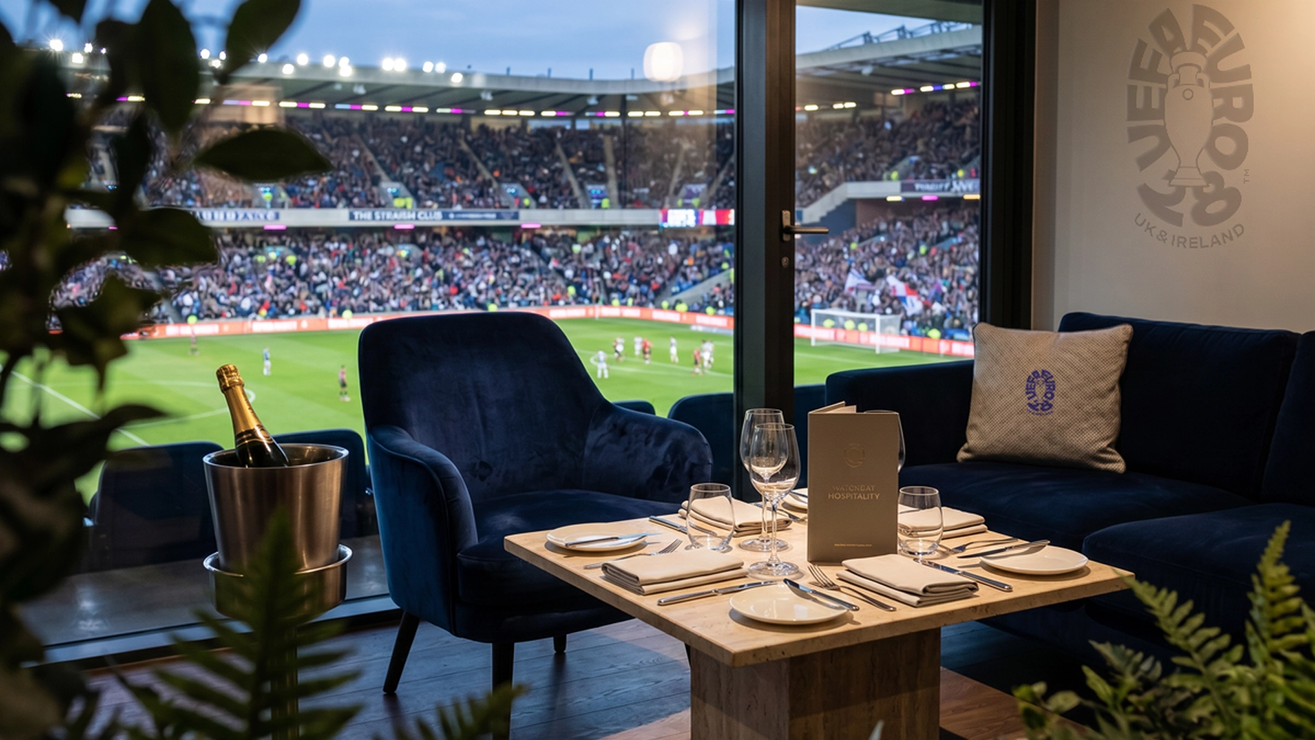 The Luxury Skybox interior