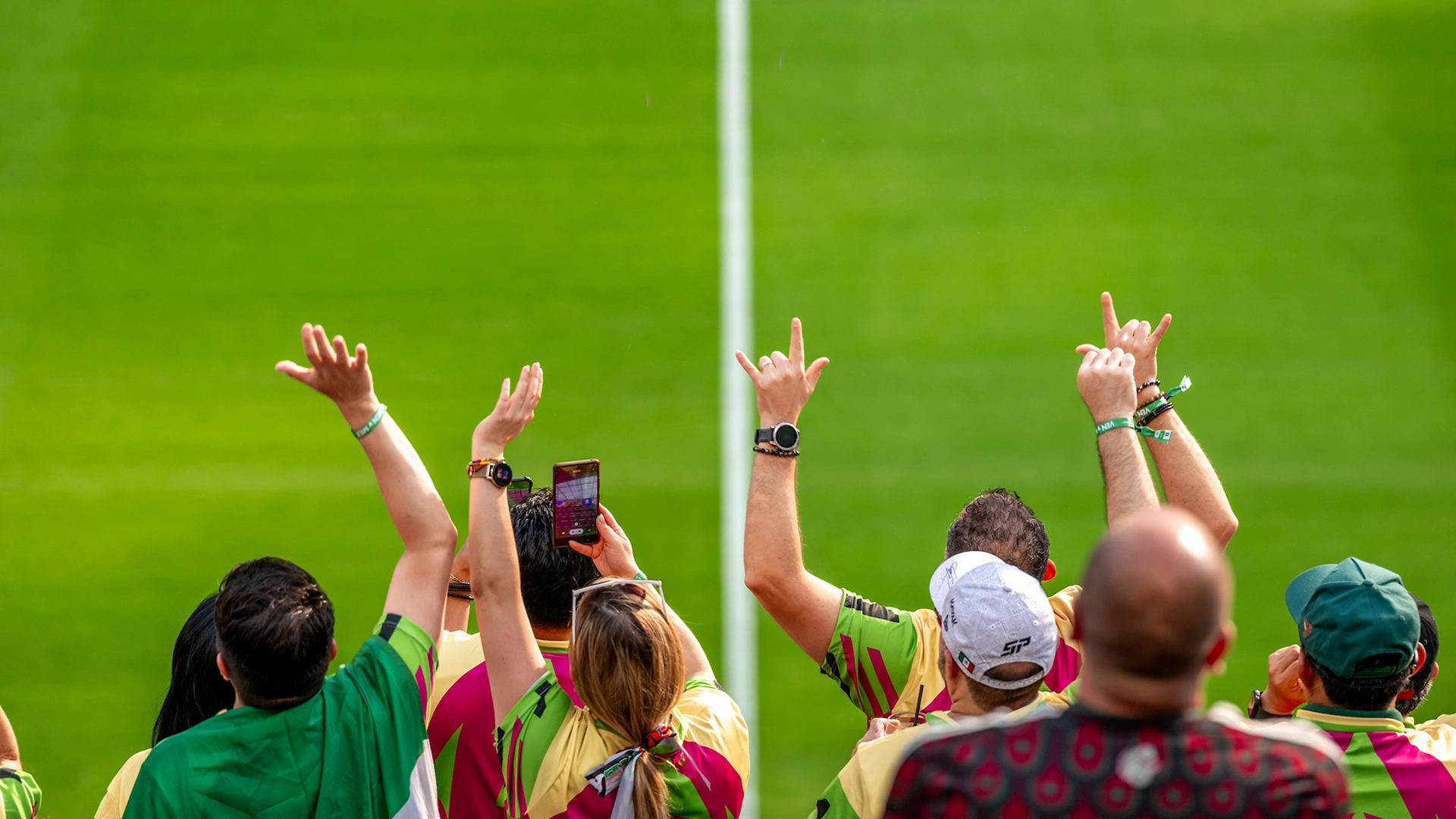 Supporters Club fans in the stands