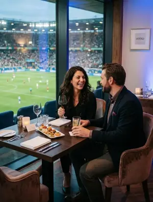 Fans at the UEFA EURO 2028™ Private Suite