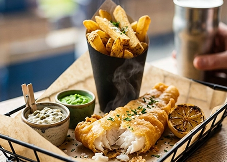 Fish and Chips in Club